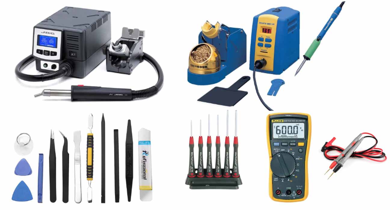 repair tools in workshop