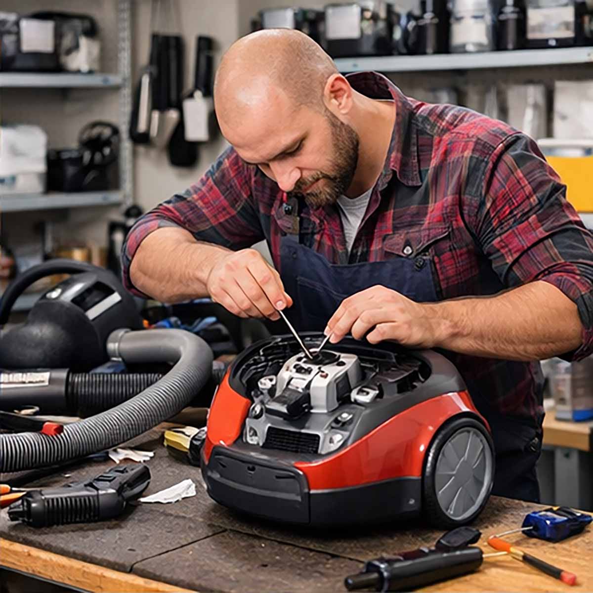 home appliances repair workshop