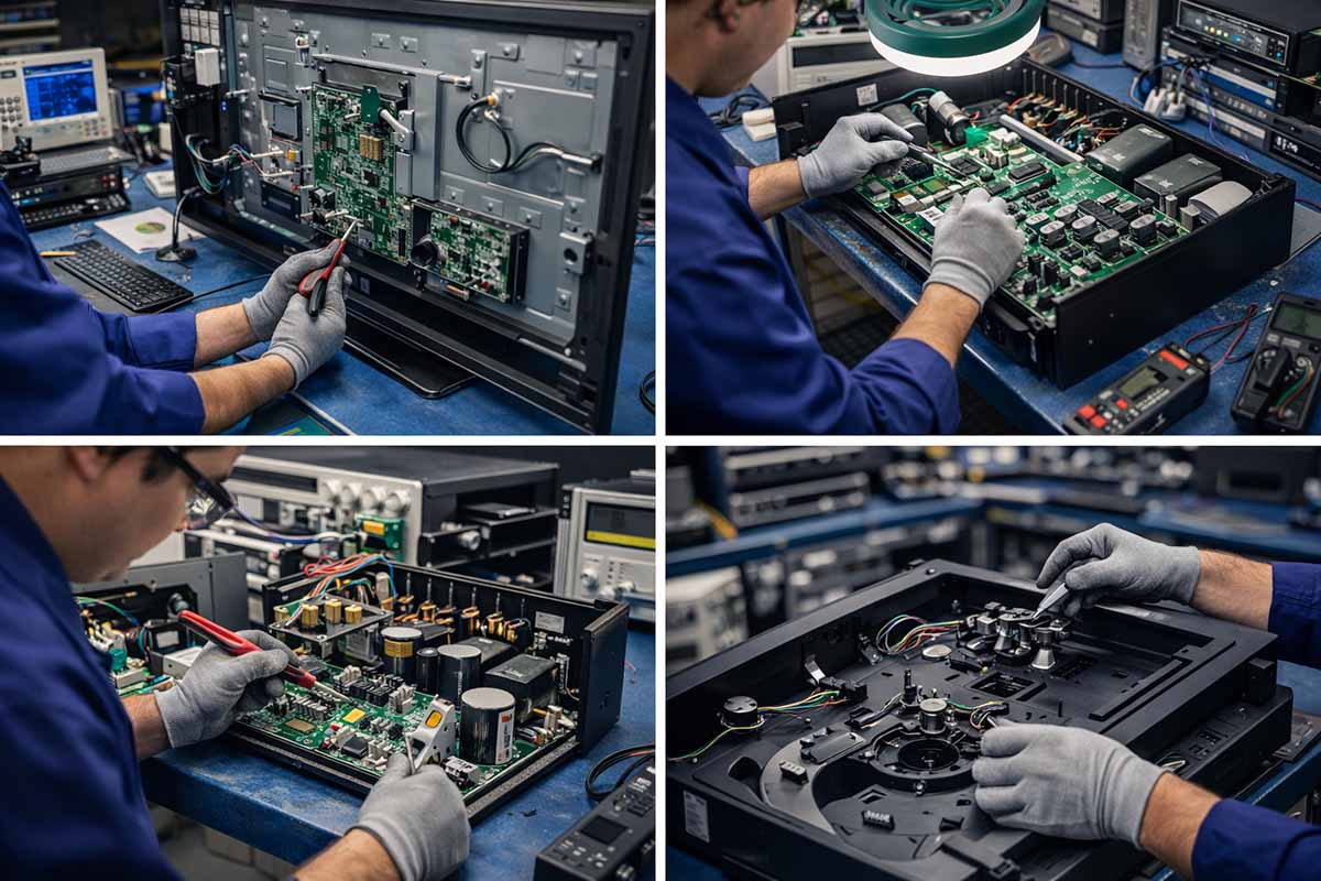 TV repair workshop management